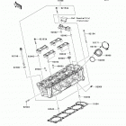 Ninja 1000 ABS (ZX1000-HCF) Головка цилиндра