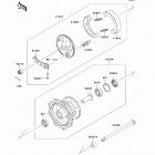 KLX110L (KLX110-DCF) Переднее колесо