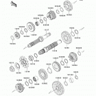 KLX250S (KLX250-TEF) Трансмиссия