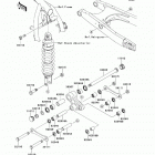 KLR650 (KL650-ECF) Задняя подвеска