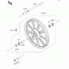 Vulcan 900 Custom (VN900-CDFA) Переднее колесо