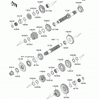 Ninja 300 (EX300-ADFA) Трансмиссия