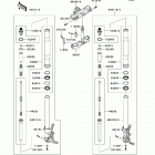 Ninja ZX-14R (ZX1400-EDF) Передняя вилка