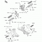 Ninja ZX-14R (ZX1400-EDF) Подножки