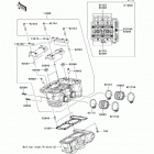 Ninja 300 ABS (EX300-BDF) Головка цилиндра