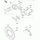 Ninja 300 (EX300-ADFA) Задний тормоз