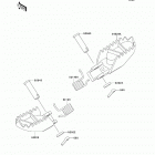 KX100 (KX100-DCF) Подножки