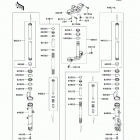 Ninja 300 ABS (EX300-BDF) Передняя вилка