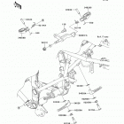 KLX250S (KLX250-TCF) Подножки