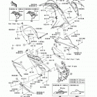 Ninja 300 ABS (EX300-BDF) Обтекатель нижний