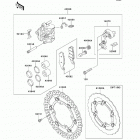KX250F (KX250-ZDF) Передний тормоз
