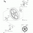 Ninja 300 ABS (EX300-BDF) Переднее колесо