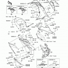 Ninja 300 (EX300-BDFA) Обтекатель нижний