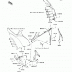 Concours 14 ABS (ZG1400-CCF) Обтекатель нижний