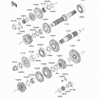Versys (KLE650-CDF) Трансмиссия