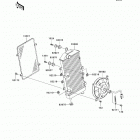 Vulcan 900 Custom (VN900-CDFA) Радиатор