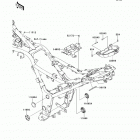 Ninja 300 (EX300-BDFA) Рама ,крепежные детали