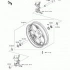 Ninja ZX-14R (ZX1400-EDF) Переднее колесо