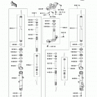 Ninja 300 (EX300-ADFA) Передняя вилка