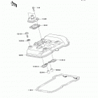 Ninja 300 ABS (EX300-BDF) Крышка головки цилиндров