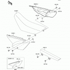 KLX110L (KLX110-DCF) Боковые обтекатели