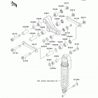 KX100 (KX100-DCF) Задняя подвеска