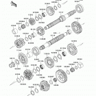 Ninja 1000 ABS (ZX1000-HCF) Трансмиссия