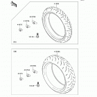Ninja 1000 ABS (ZX1000-HCF) Покрышки