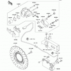 Ninja 300 ABS (EX300-BDF) Задний тормоз