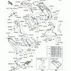 Ninja 650 (EX650-ECF) Обтекатель нижний