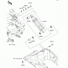Versys (KLE650-CDF) Подвеска  /  амортизатор