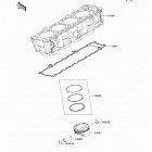 Z1000 (ZR1000-DDFA) Цилиндр и поршни