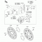 Ninja 650 (EX650-ECF) Передний тормоз