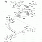 Ninja 300 ABS (EX300-BDF) Глушитель