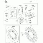 KX100 (KX100-DCF) Передний тормоз