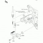 Ninja 650 (EX650-ECF) Педаль тормоза