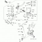 Ninja 1000 ABS (ZX1000-HCF) Главный тормозной цилиндр,передний
