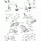 Ninja 300 (EX300-BDFA) Замок зажикания