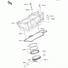 Ninja 650 (EX650-ECF) Цилиндр и поршни