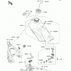 KLX140 (KLX140-ACF) Топливный бак