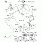 Ninja 300 ABS (EX300-BDF) Топливный бак