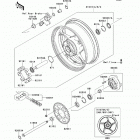 Z1000 (ZR1000-DDFA) Заднее колесо  /  цепь