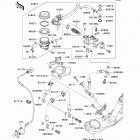 Ninja ZX-14R (ZX1400-EDF) Главный тормозной цилиндр,передний