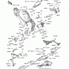 Ninja 1000 ABS (ZX1000-HCF) Рама ,крепежные детали