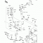 Vulcan 900 Custom (VN900-CDFA) Задний торм цилиндр