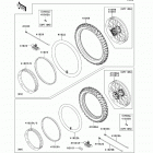 KX250F (KX250-ZDF) Wheels  /  tires
