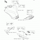 Z1000 (ZR1000-DDFA) Наклейки предупреждения