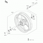 Ninja 650 (EX650-ECF) Переднее колесо
