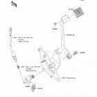 Vulcan 900 Custom (VN900-CDFA) Педаль тормоза