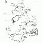 Ninja 1000 ABS (ZX1000-HCF) Патрубки охлаждения
